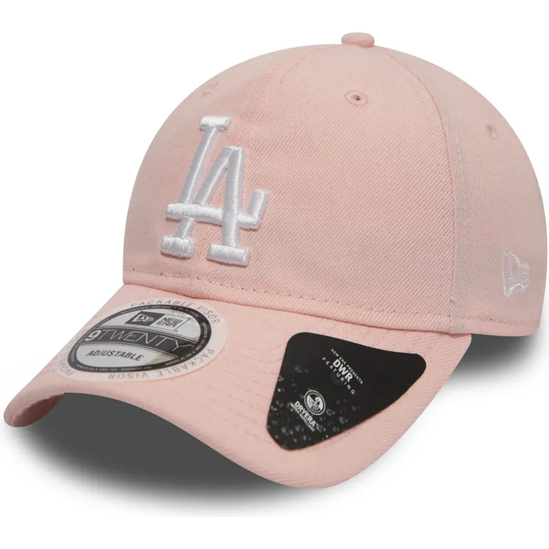 kepure-islenkta-rozine-reguliuojamas-9twenty-dryera-packable-los-angeles-dodgers-mlb-new-era