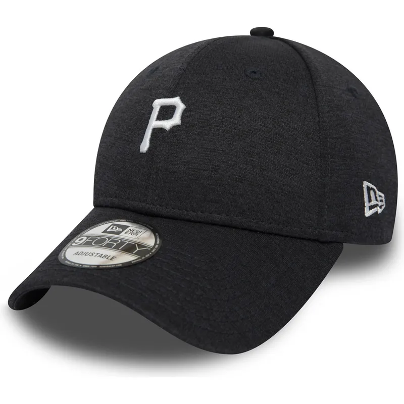 kepure-islenkta-juoda-reguliuojamas-9forty-shadow-tech-pittsburgh-pirates-mlb-new-era