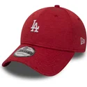 czerwona-zakrzywiona-czapka-regulowana-9forty-shadow-tech-los-angeles-dodgers-mlb-new-era