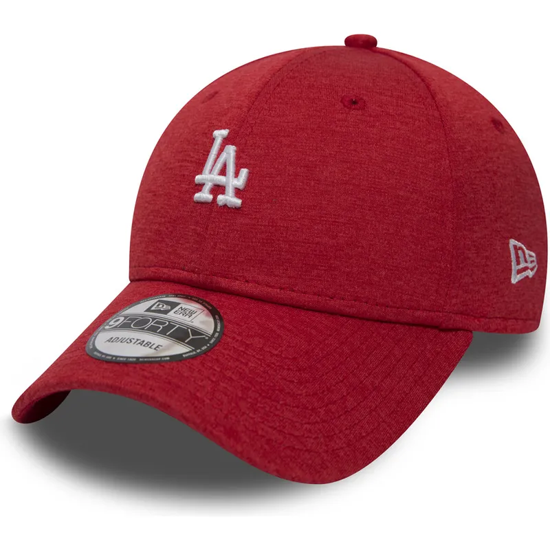 kepure-islenkta-raudona-reguliuojamas-9forty-shadow-tech-los-angeles-dodgers-mlb-new-era