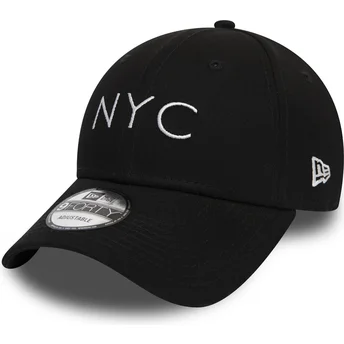 kepure-islenkta-juoda-reguliuojamas-9forty-essential-nyc-new-era