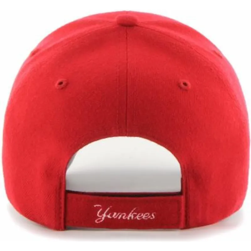 kepure-islenkta-raudona-reguliuojamas-vaikams-mvp-new-york-yankees-mlb-47-brand