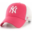 kepure-islenkta-rozine-snapback-mvp-flagship-new-york-yankees-mlb-47-brand