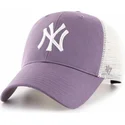 kepure-islenkta-violetine-snapback-mvp-flagship-new-york-yankees-mlb-47-brand
