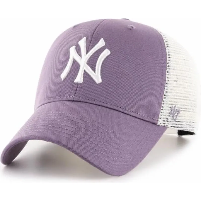 kepure-islenkta-violetine-snapback-mvp-flagship-new-york-yankees-mlb-47-brand
