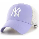 kepure-islenkta-violetine-snapback-lavanda-mvp-flagship-new-york-yankees-mlb-47-brand