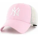 kepure-islenkta-rozine-snapback-mvp-flagship-new-york-yankees-mlb-47-brand