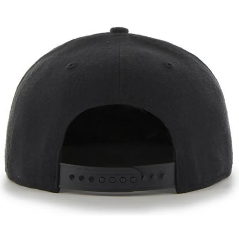 kepure-plokscia-juoda-snapback-captain-no-shot-pittsburgh-pirates-mlb-47-brand