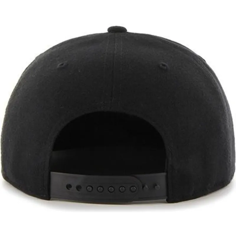 kepure-plokscia-juoda-snapback-captain-no-shot-los-angeles-kings-nhl-47-brand