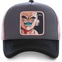 kepure-islenkta-pilka-snapback-rosa-buu3m-kid-buu-dragon-ball-capslab