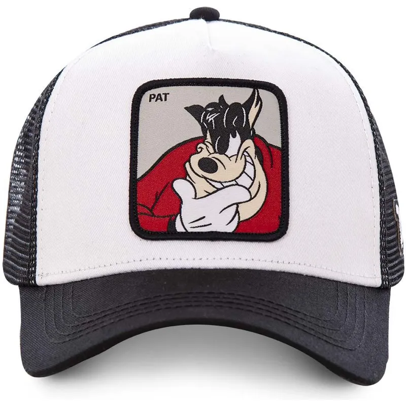 kepure-islenkta-balta-snapback-pet2-pitas-medkojis-disney-capslab