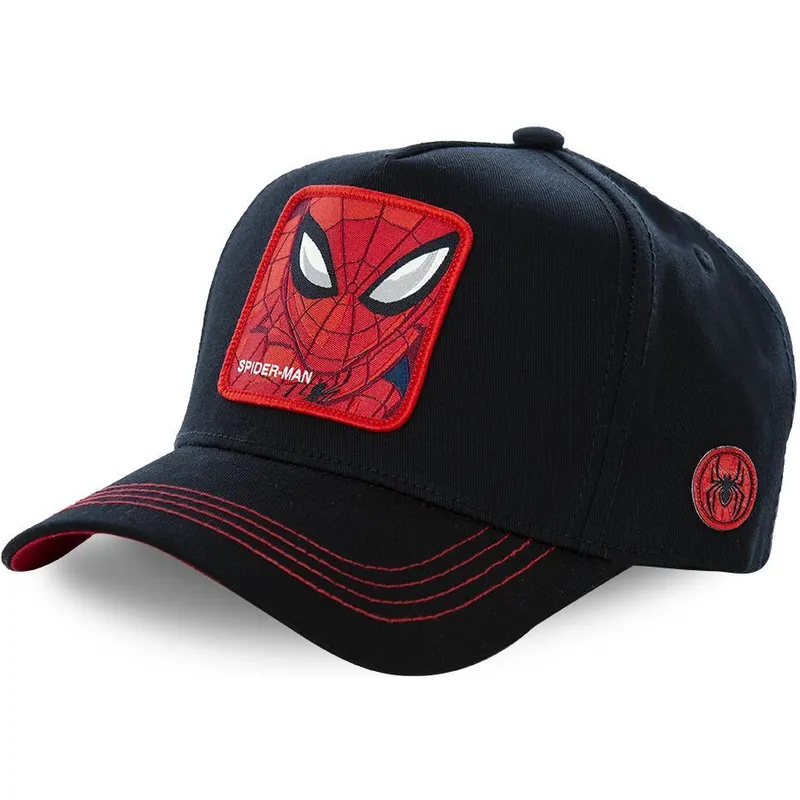 kepure-islenkta-juoda-snapback-spi3-spider-man-marvel-comics-capslab