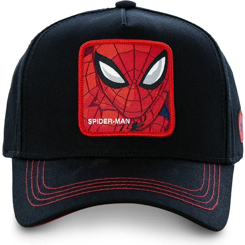 kepure-islenkta-juoda-snapback-spi3-spider-man-marvel-comics-capslab
