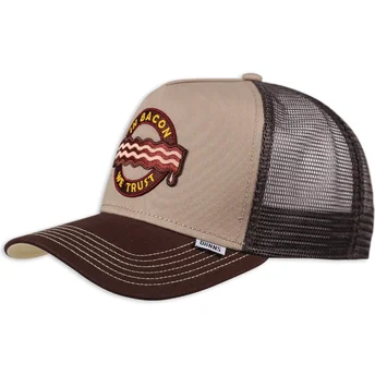 Cap išlenkta brown snapback Djinns