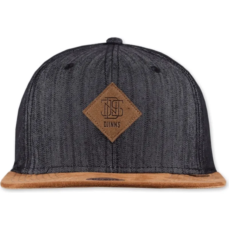 kepure-plokscia-juoda-snapback-linen-2015-djinns