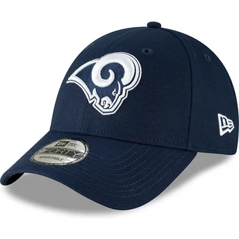 kepure-islenkta-melyna-reguliuojamas-9forty-the-league-los-angeles-rams-nfl-new-era