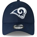 kepure-islenkta-melyna-reguliuojamas-9forty-the-league-los-angeles-rams-nfl-new-era