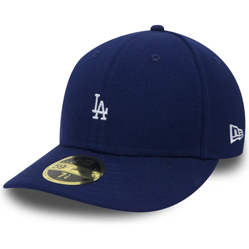 kepure-plokscia-melyna-priglundanti-59fifty-low-profile-mini-los-angeles-dodgers-mlb-new-era