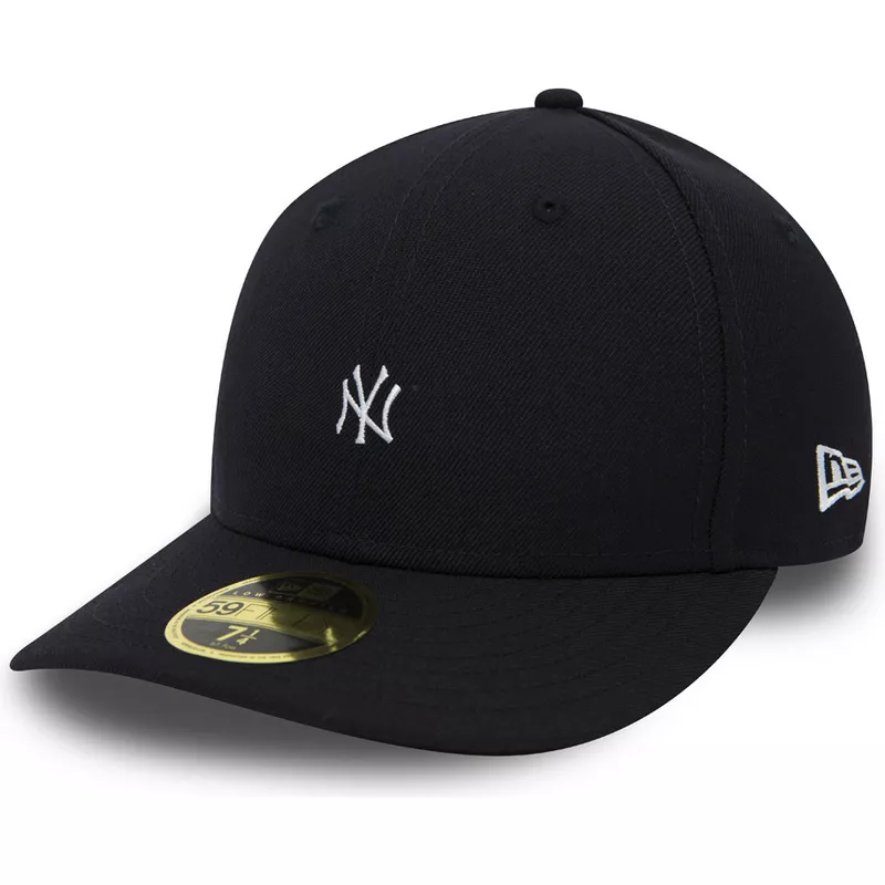 plaska-czapka-czarna-obcisla-59fifty-low-profile-mini-logo-new-york-yankees-mlb-new-era