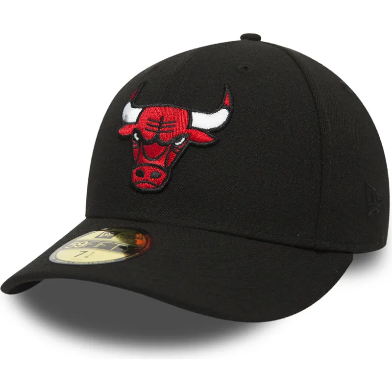 kepure-plokscia-juoda-priglundanti-59fifty-low-profile-classic-chicago-bulls-nba-new-era