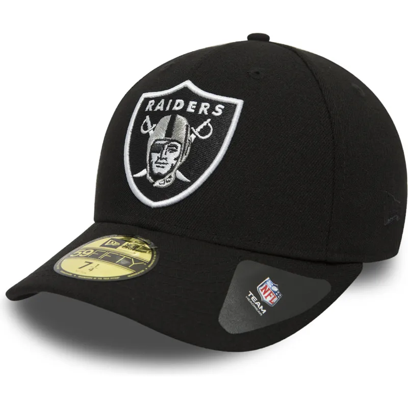 kepure-plokscia-juoda-priglundanti-59fifty-low-profile-classic-las-vegas-raiders-nfl-new-era