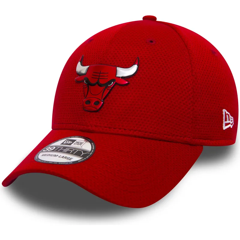 kepure-islenkta-raudona-priglundanti-39thirty-pack-chicago-bulls-nba-new-era