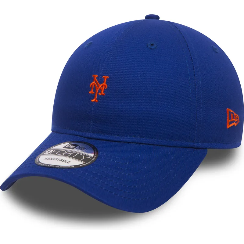 kepure-islenkta-melyna-reguliuojamas-9forty-team-mini-new-york-mets-mlb-new-era