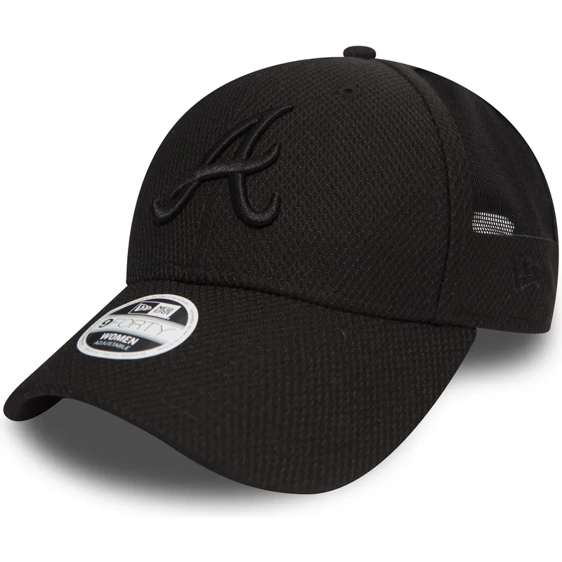 kepure-islenkta-juoda-reguliuojamas-9forty-sport-mesh-atlanta-braves-mlb-new-era