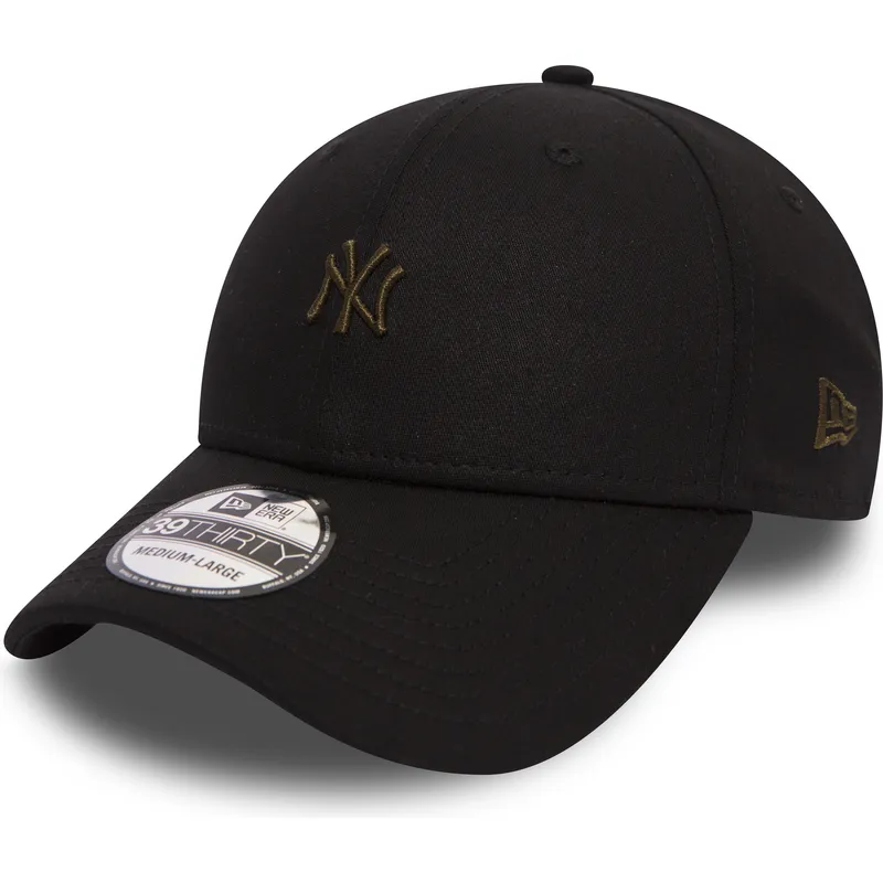 czarna-zakrzywiona-czapka-z-brazowym-logo-39thirty-mini-logo-new-york-yankees-mlb-od-new-era
