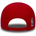kepure-islenkta-raudona-reguliuojamas-vaikams-9forty-essential-chicago-bulls-nba-new-era