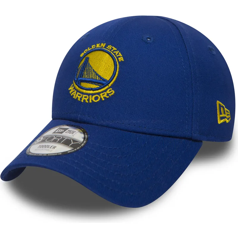 kepure-islenkta-melyna-reguliuojamas-vaikams-9forty-essential-golden-state-warriors-nba-new-era