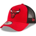 kepure-islenkta-raudona-snapback-9forty-team-chicago-bulls-nba-new-era