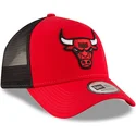 kepure-islenkta-raudona-snapback-9forty-team-chicago-bulls-nba-new-era