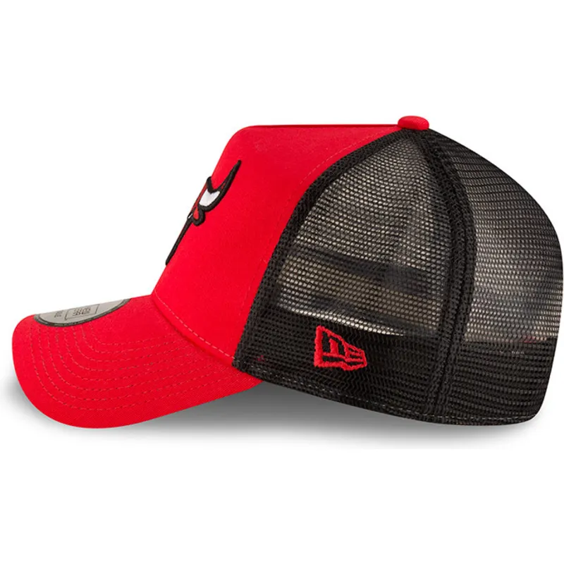 kepure-islenkta-raudona-snapback-9forty-team-chicago-bulls-nba-new-era