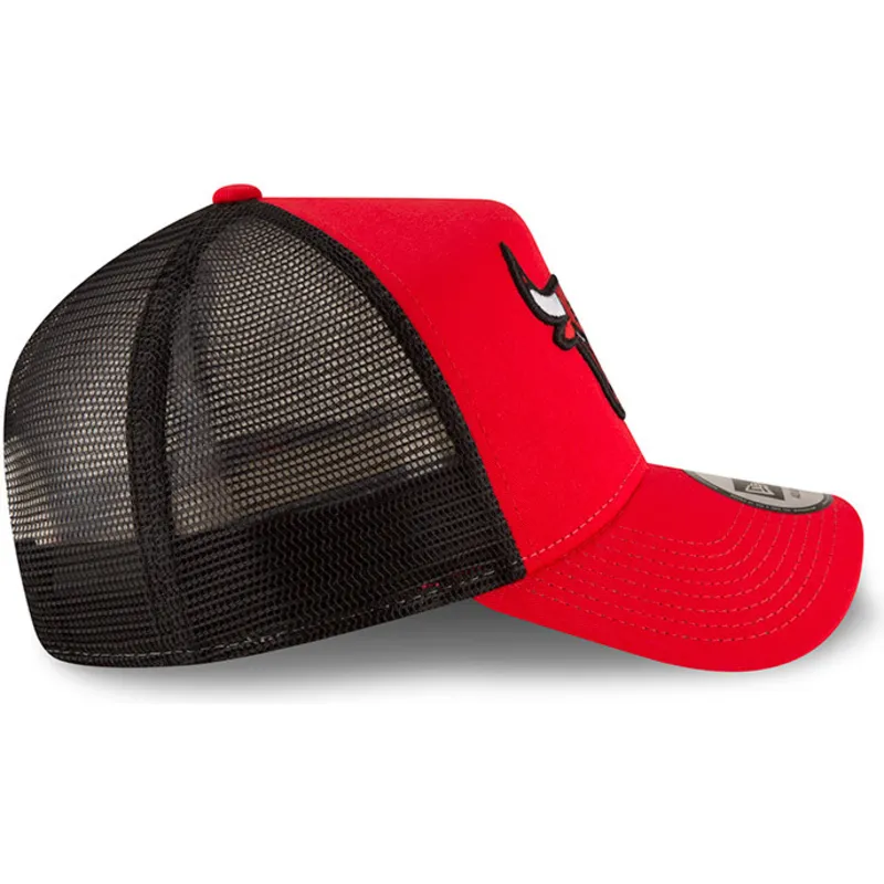 kepure-islenkta-raudona-snapback-9forty-team-chicago-bulls-nba-new-era