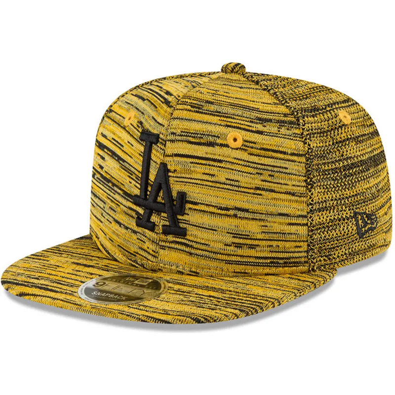 kepure-plokscia-geltona-snapback-9fifty-engineered-fit-los-angeles-dodgers-mlb-new-era