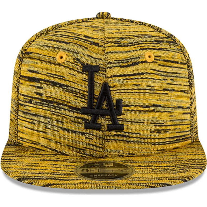 kepure-plokscia-geltona-snapback-9fifty-engineered-fit-los-angeles-dodgers-mlb-new-era