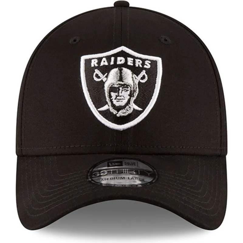 kepure-islenkta-juoda-priglundanti-39thirty-base-las-vegas-raiders-nfl-new-era