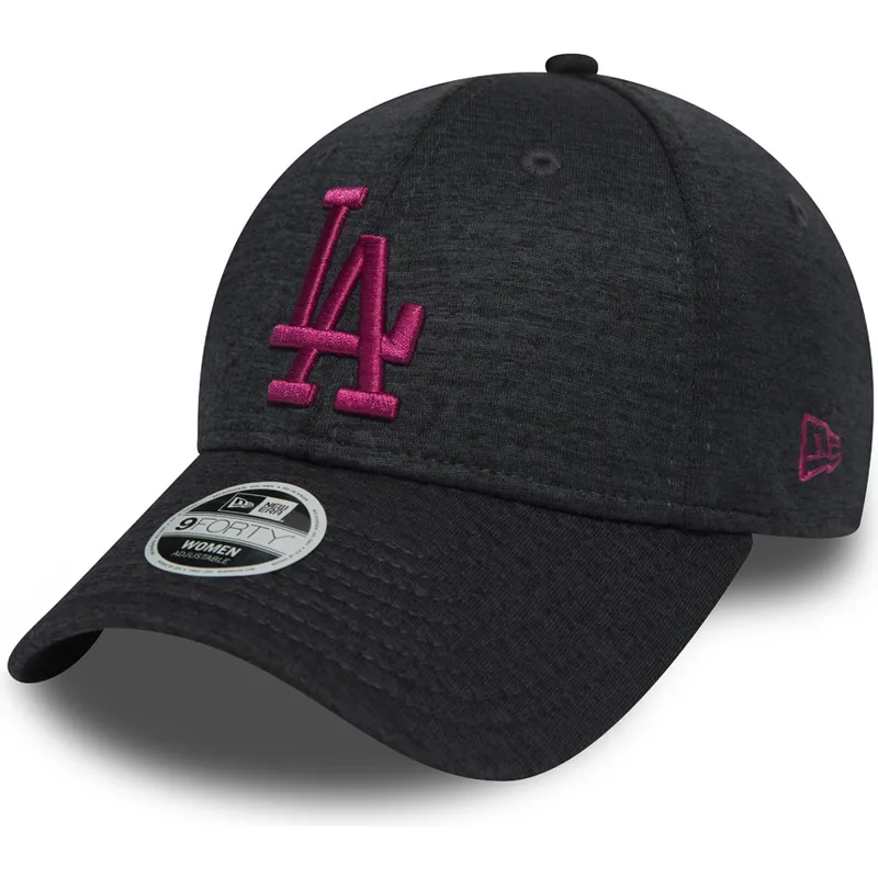 kepure-islenkta-pilka-reguliuojamas-rosa-9forty-essential-jersey-los-angeles-dodgers-mlb-new-era