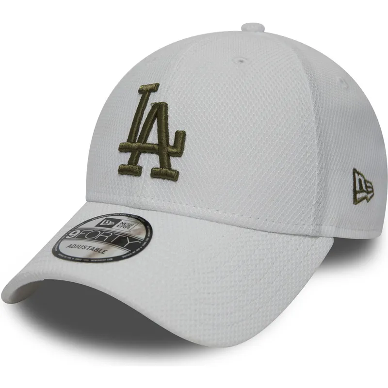 kepure-islenkta-balta-reguliuojamas-9forty-diamond-era-los-angeles-dodgers-mlb-new-era