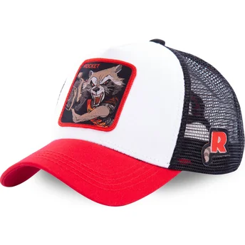 kepure-islenkta-balta-snapback-roc2-rocket-raccoon-marvel-comics-capslab