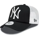 kepure-islenkta-juoda-snapback-clean-a-frame-new-york-yankees-mlb-new-era