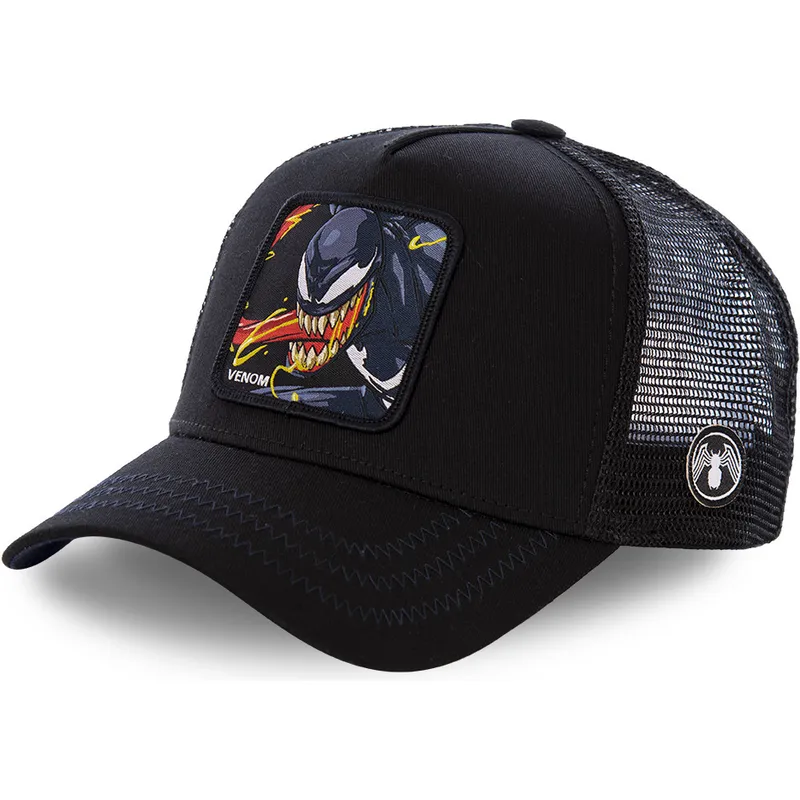 kepure-islenkta-juoda-snapback-ven2-venom-marvel-comics-capslab