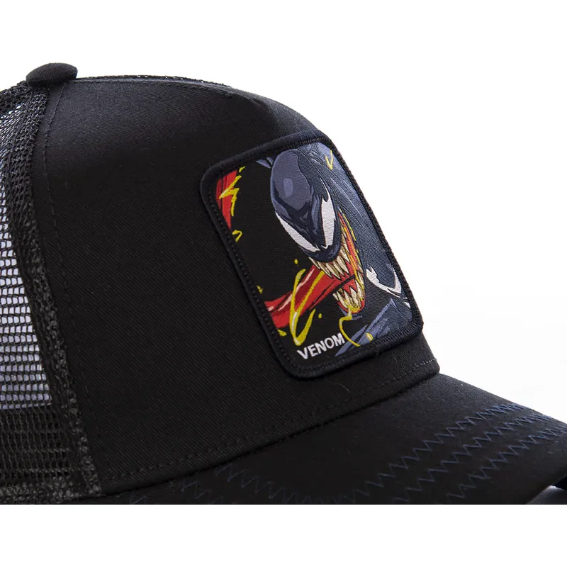 kepure-islenkta-juoda-snapback-ven2-venom-marvel-comics-capslab