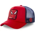 kepure-islenkta-raudona-snapback-spi4m-spider-man-marvel-comics-capslab