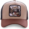 kepure-islenkta-ruda-snapback-roc1-rocket-raccoon-marvel-comics-capslab