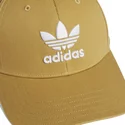 wyginieta-czapka-brazowa-z-regulacja-trefoil-baseball-adidas