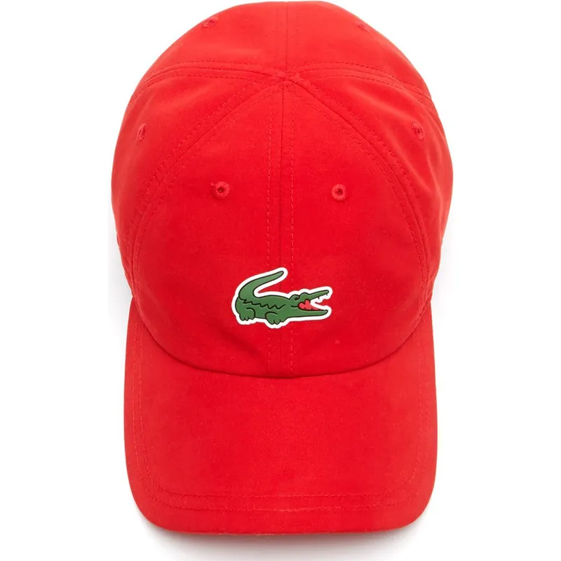 kepure-islenkta-raudona-reguliuojamas-croc-microfibre-lacoste