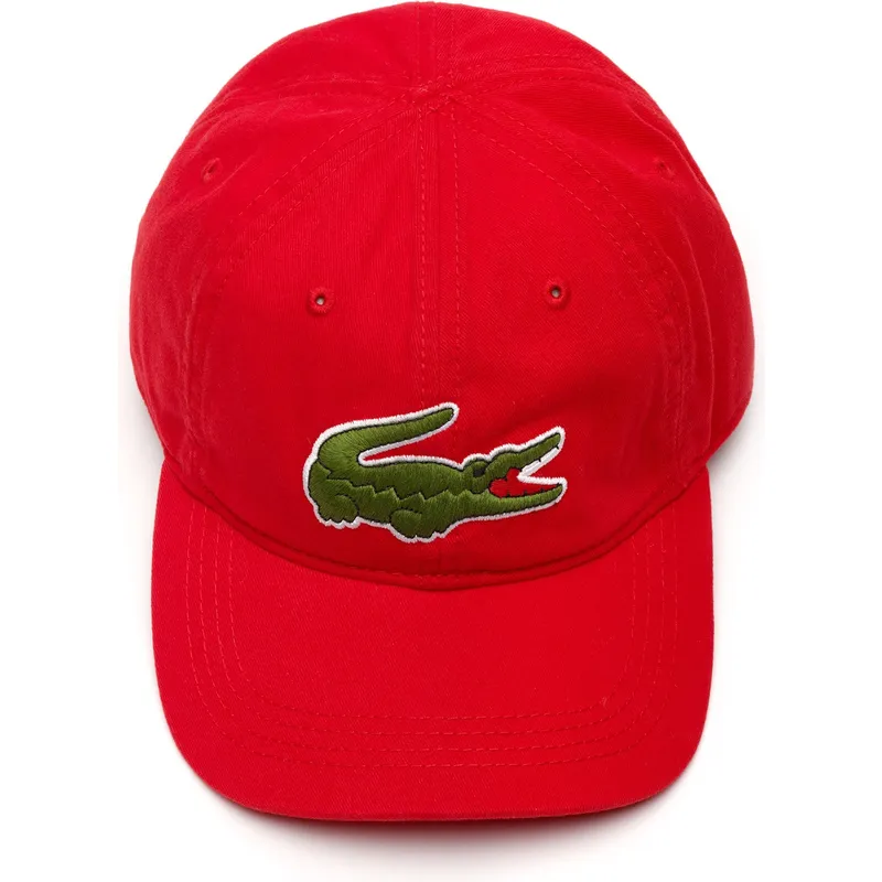 kepure-islenkta-raudona-reguliuojamas-big-croc-gabardine-lacoste
