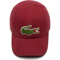 kepure-islenkta-raudona-reguliuojamas-big-croc-gabardine-lacoste